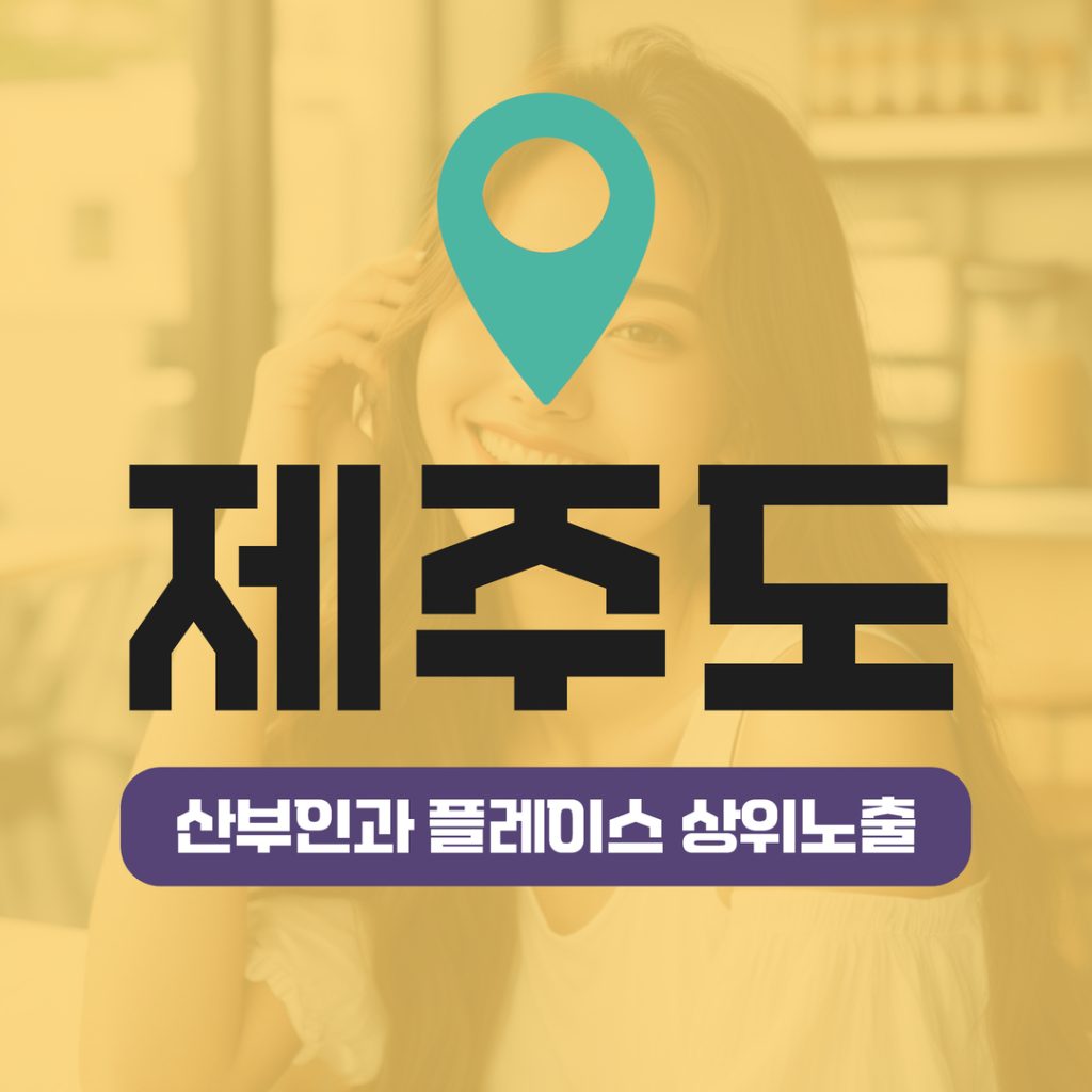 산부인과 플레이스 상위노출 (15) 제주도 임신·출산 키워드 상위노출 성공